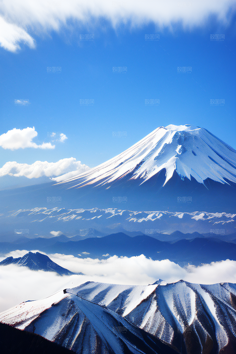 雪山两座神奇山峰的壮丽之旅