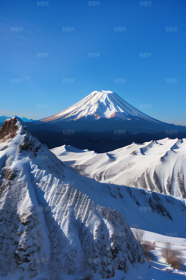 富士山与玉龙雪山两座神奇山峰的壮丽之旅