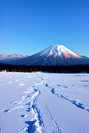 富士山与玉龙雪山两座神奇山峰的壮丽之旅