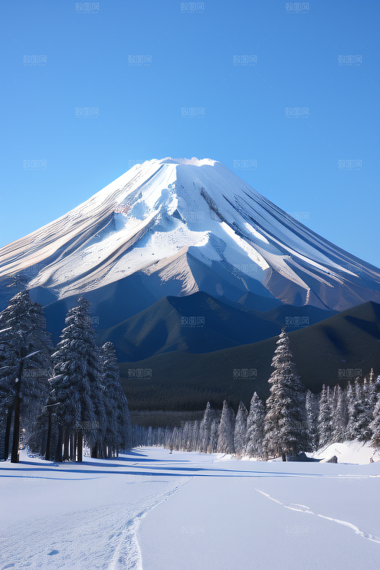 富士山与玉龙雪山两座神奇山峰的壮丽之旅