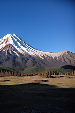 富士山与玉龙雪山两座神奇山峰的壮丽之旅