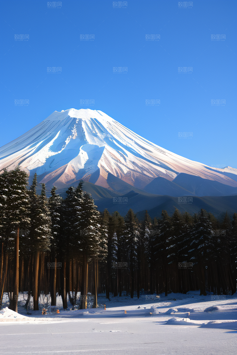 富士山与玉龙雪山两座神奇山峰的壮丽之旅