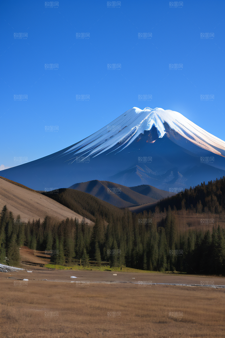 富士山与玉龙雪山两座壮丽山峰的迷人之旅