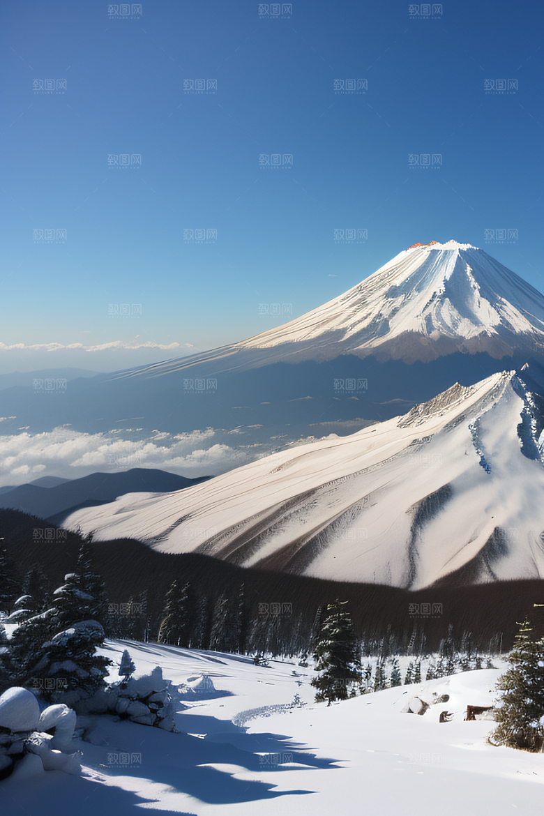 富士山与玉龙雪山两座迷人的山峰之旅