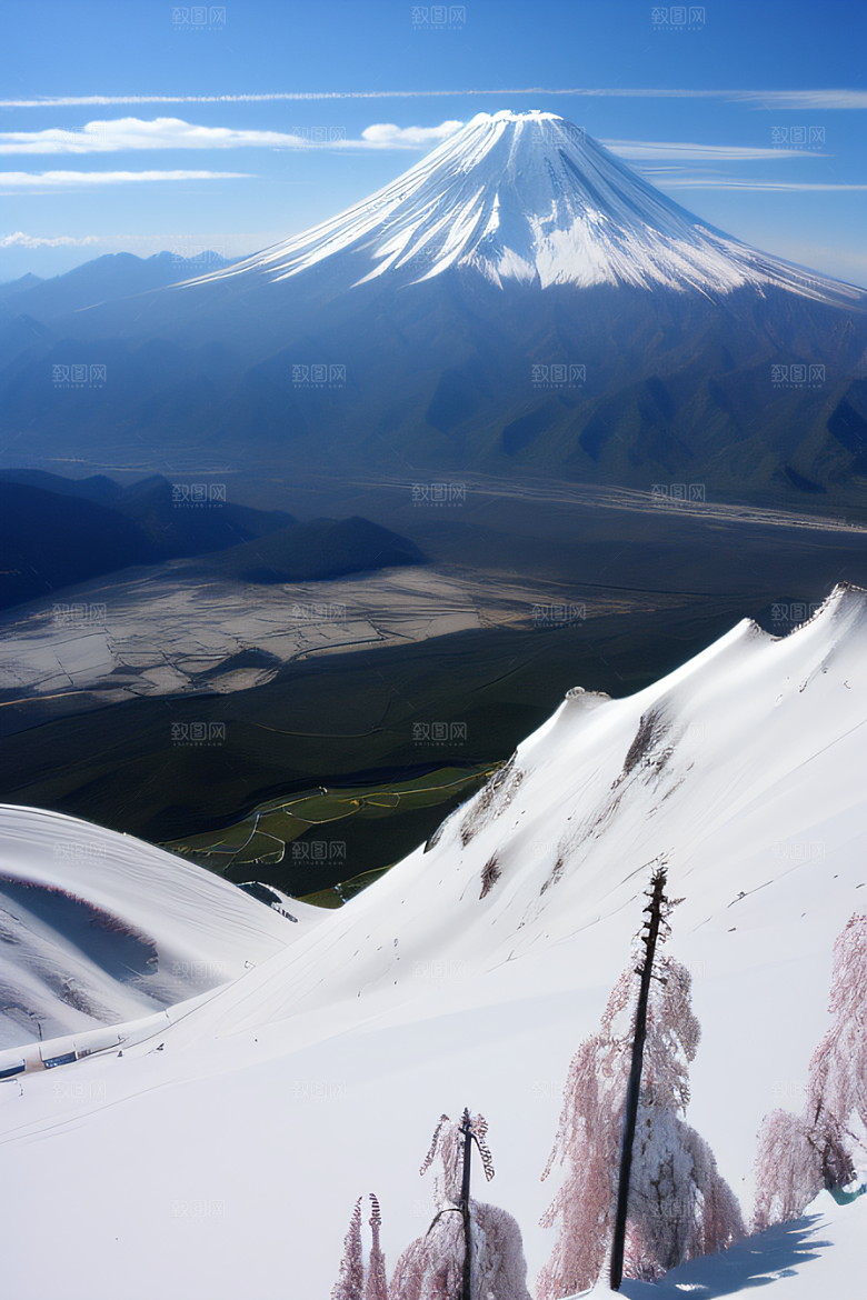 富士山与玉龙雪山两座迷人的山峰之旅