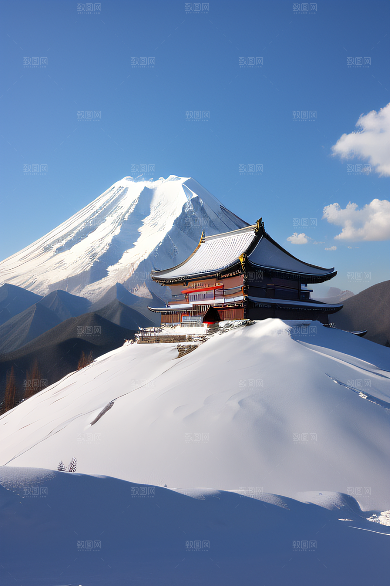 富士山与玉龙雪山两座迷人的山峰之旅