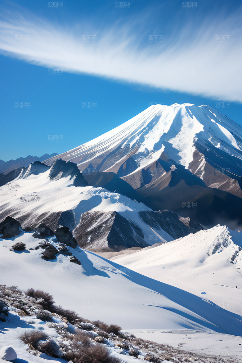富士山与玉龙雪山两座迷人的山峰之旅