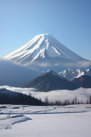 富士山与玉龙雪山两座迷人的山峰之旅