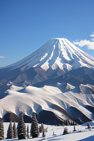 富士山与玉龙雪山两座迷人的山峰之旅