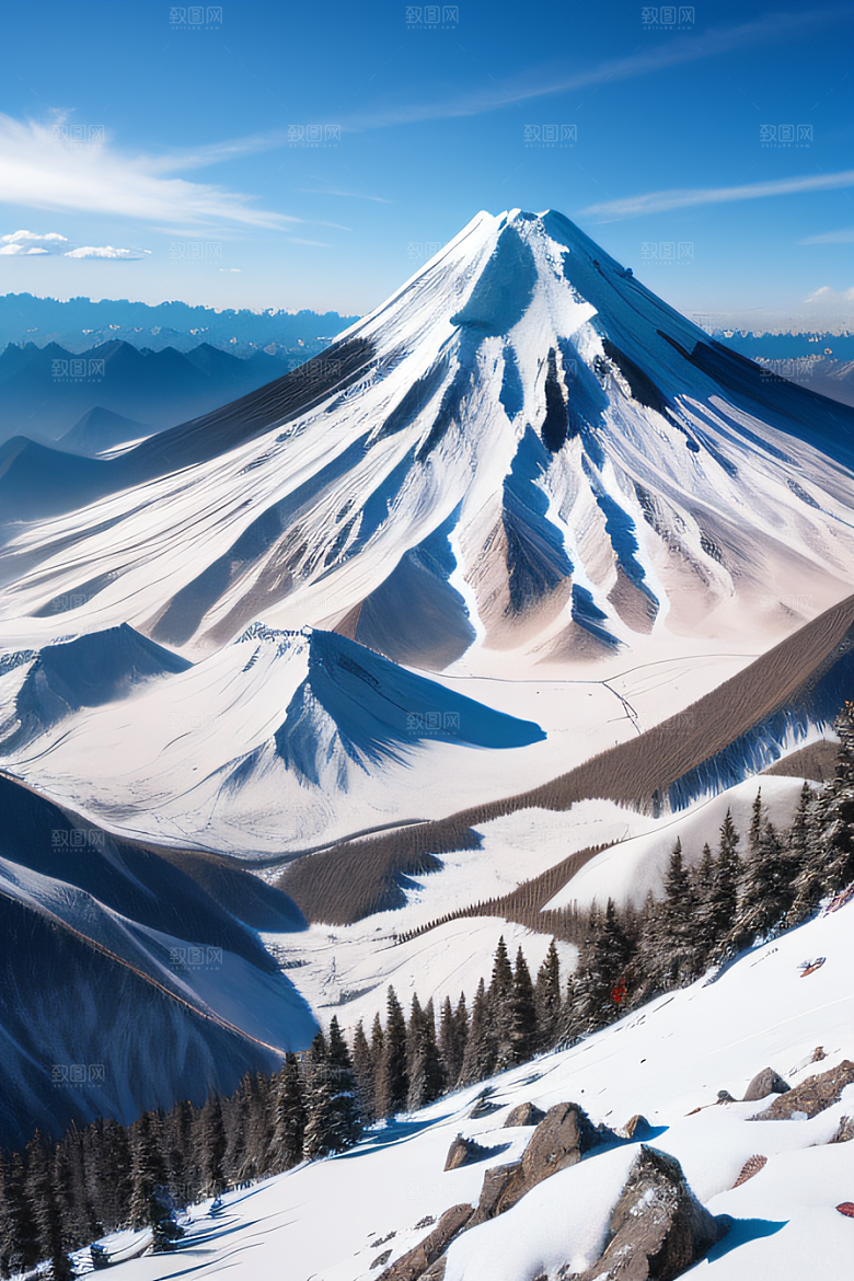富士山与玉龙雪山两座迷人的山峰之旅