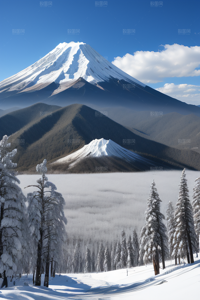 富士山与玉龙雪山两座迷人的山峰之旅