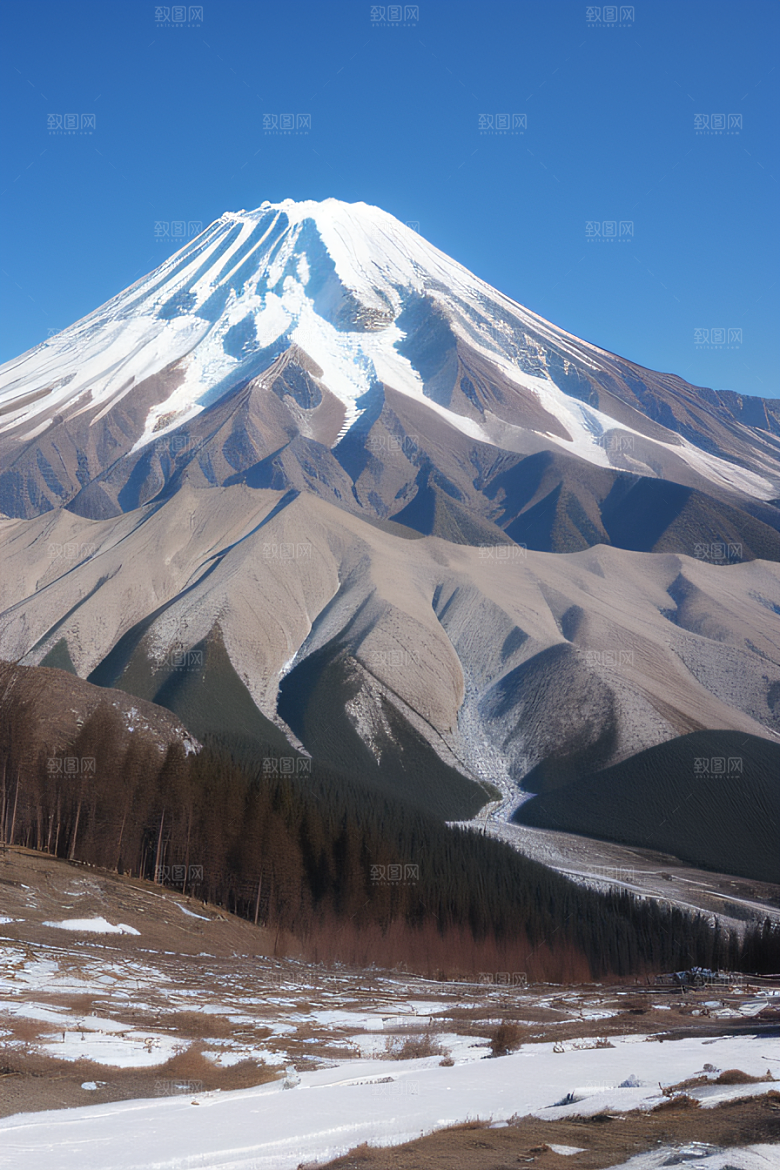 富士山与玉龙雪山两座迷人的山峰之旅