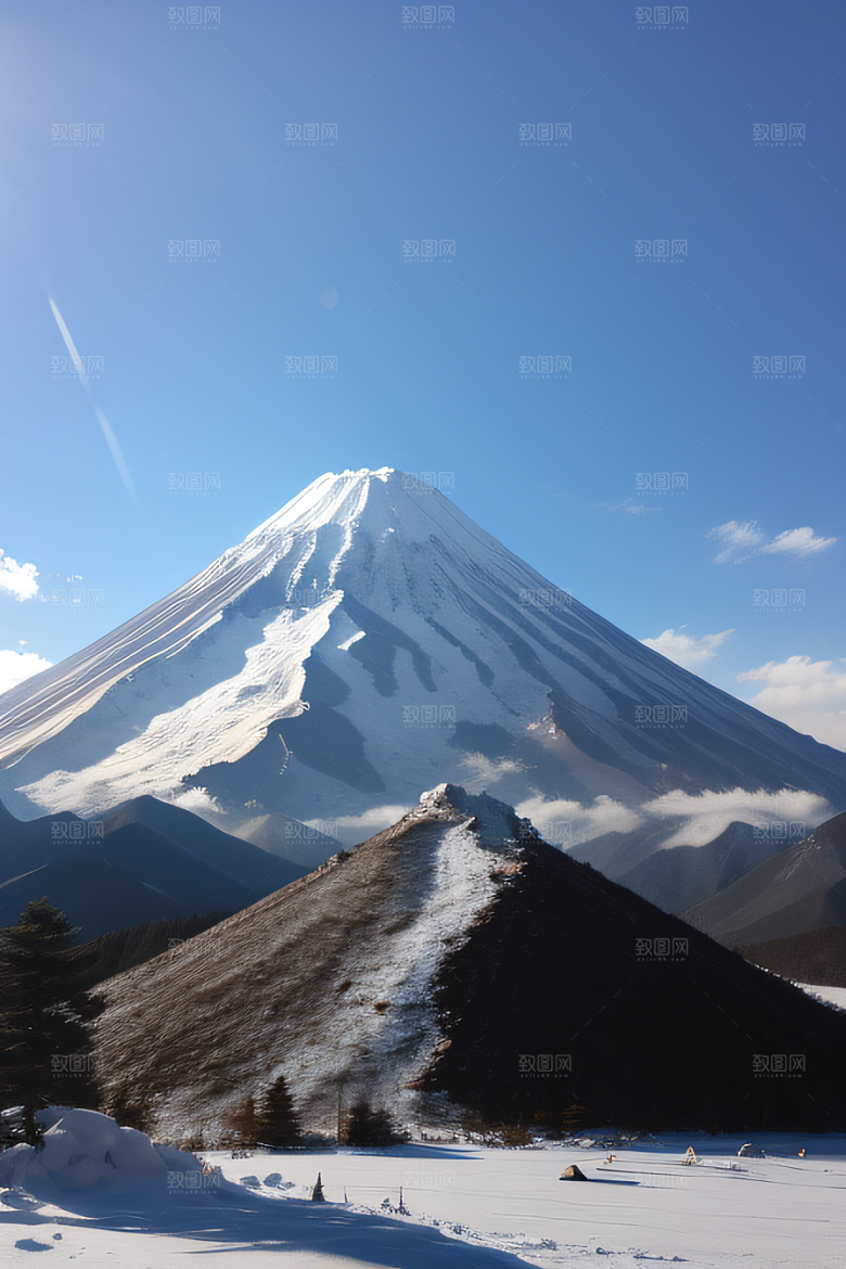 玉龙雪山云端仙境的壮丽景色