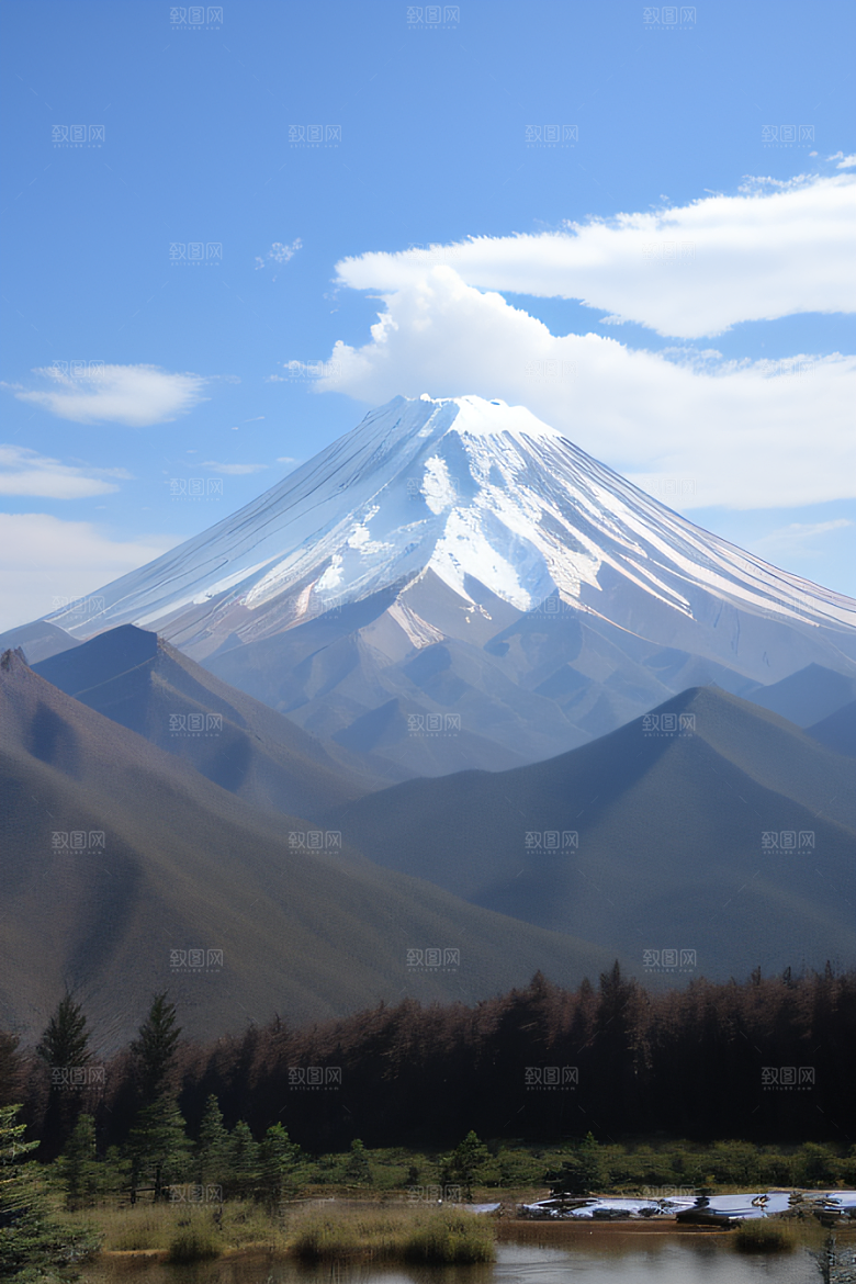 玉龙雪山云端仙境的壮丽景色