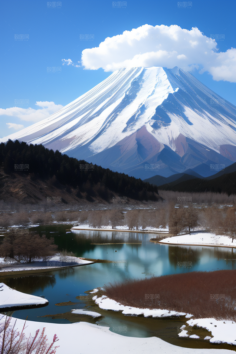 玉龙雪山云端仙境的壮丽景色