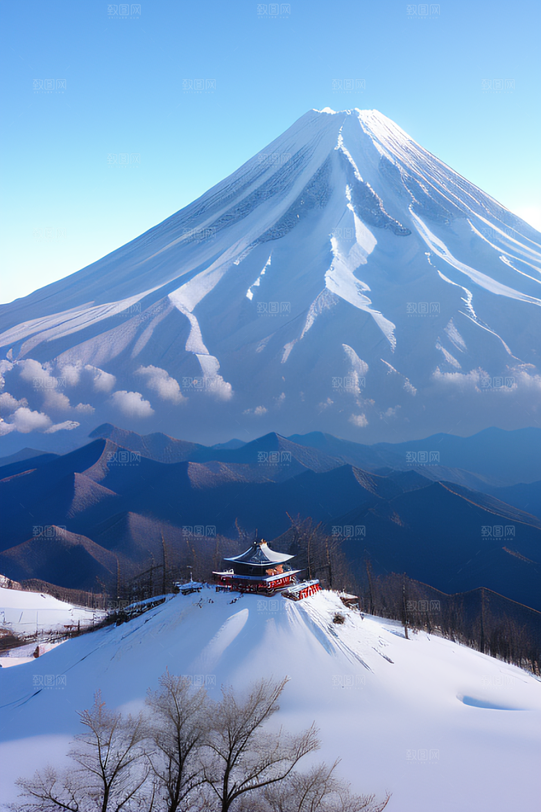 玉龙雪山云端仙境的壮丽景色