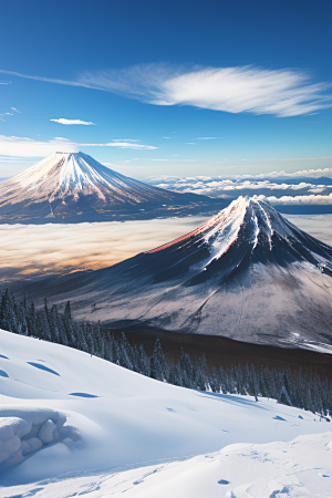 玉龙雪山云端仙境的壮丽景色