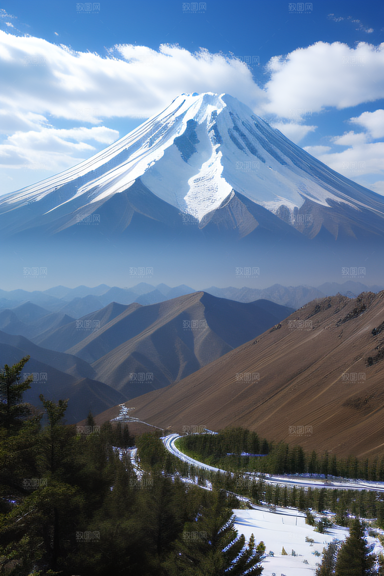 高空鸟瞰峡谷岩壁与绿树交相辉映