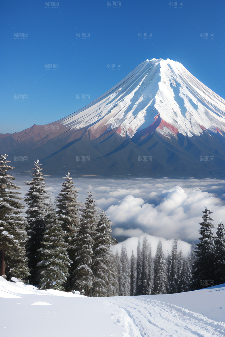 抽象峡谷动态线条勾勒自然奇观