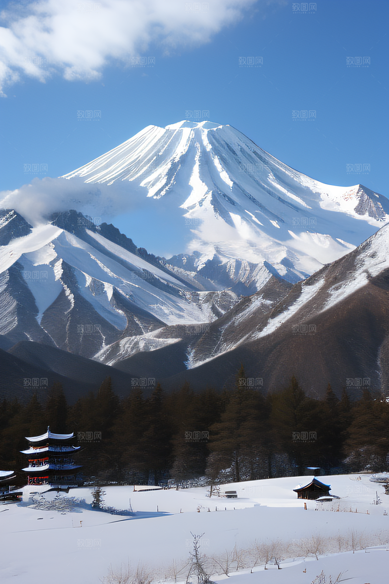 抽象峡谷动态线条勾勒自然奇观