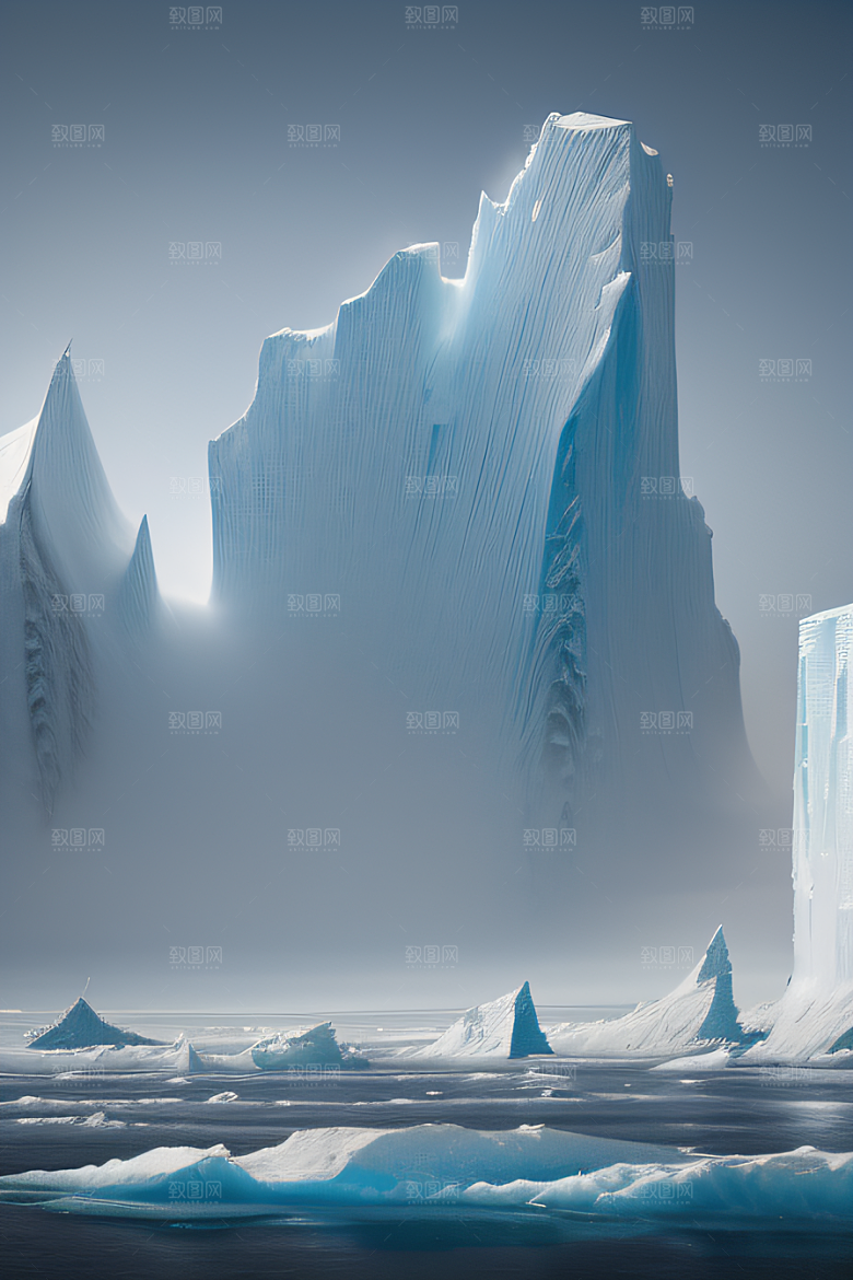 冰海追梦人徜徉冰雪之海的船舶