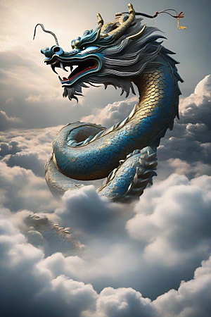 白云上的中国神龙