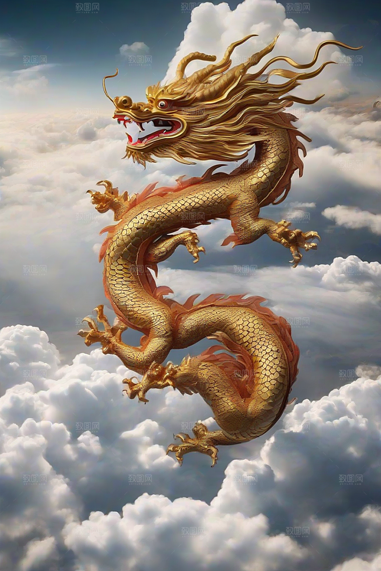 白云上的中国神龙