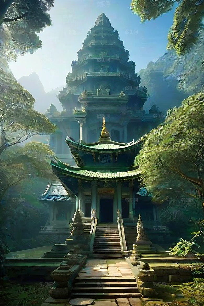 远离尘嚣的庙宇遐想之旅