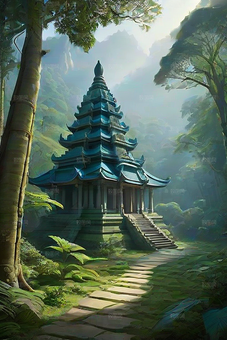 远离尘嚣的庙宇遐想之旅