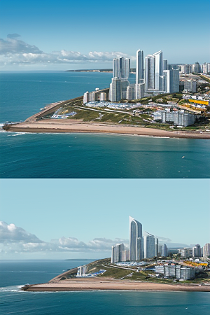 海滨之旅跨越自然与创新的动感画卷