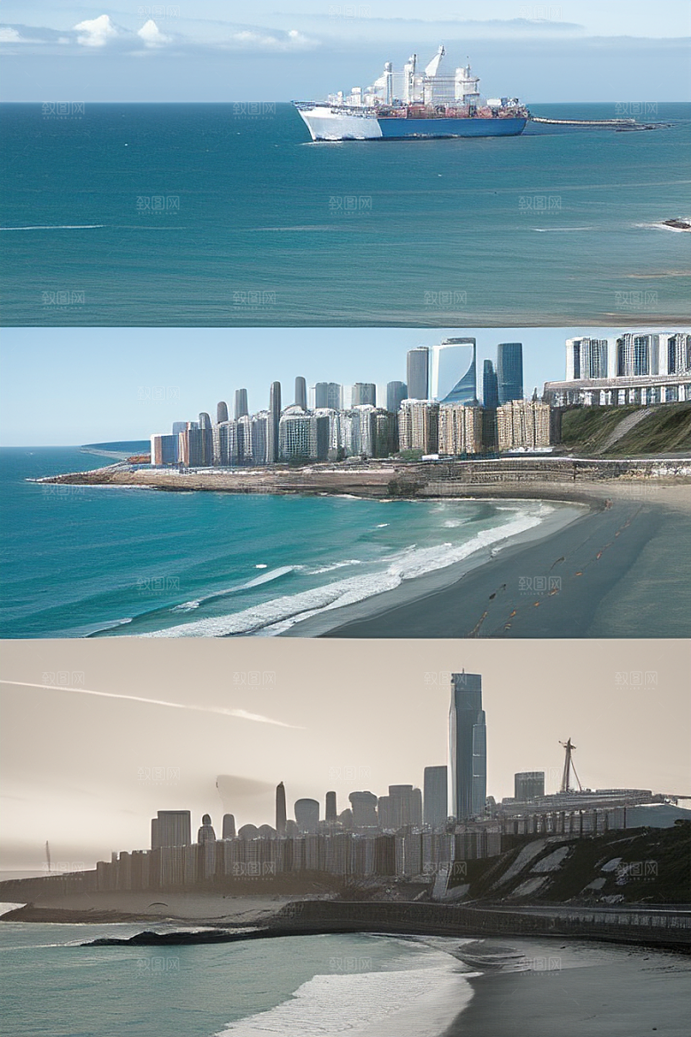 海滨之旅跨越自然与创新的动感画卷