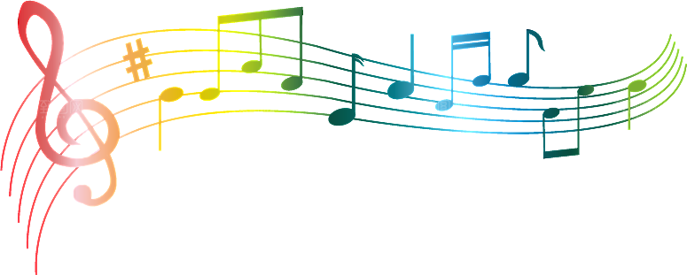 音乐符号手绘常规五线谱音符设计元素素材