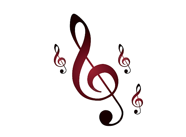 音乐符号手绘常规五线谱音符设计元素素材