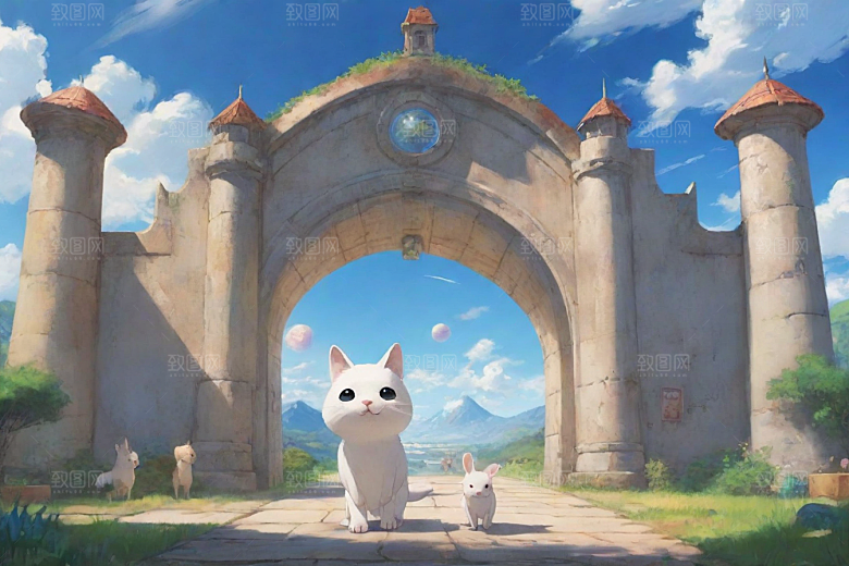 动物校园日记神秘科幻风格的动画世界