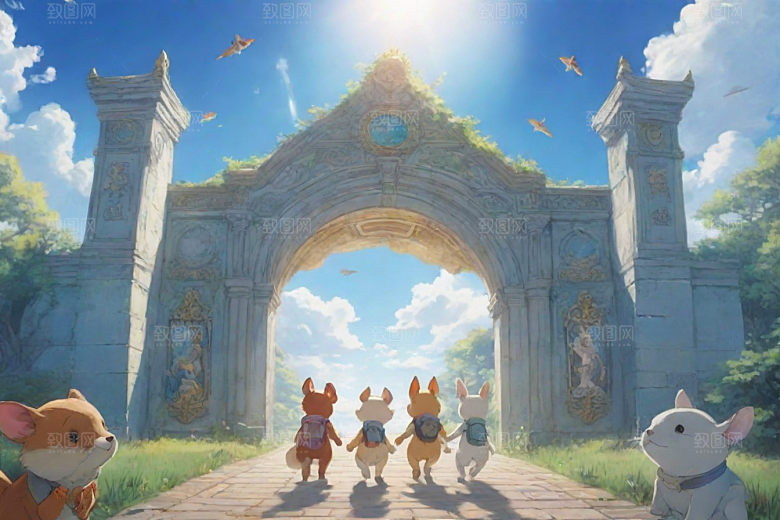 动物校园日记神秘科幻风格的动画世界