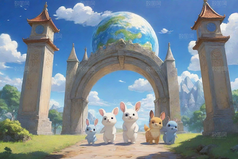 动物校园日记神秘科幻风格的动画世界