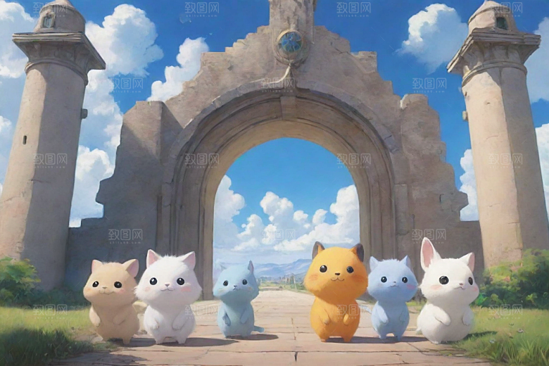 动物校园日记神秘科幻风格的动画世界