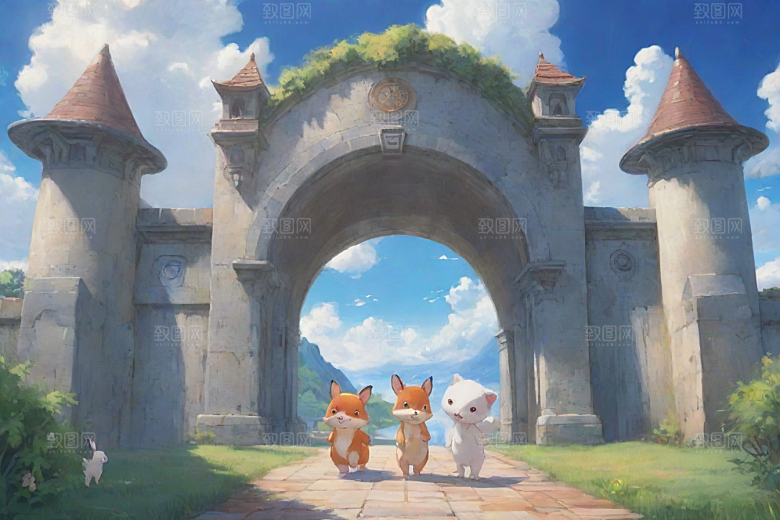 动物校园日记神秘科幻风格的动画世界