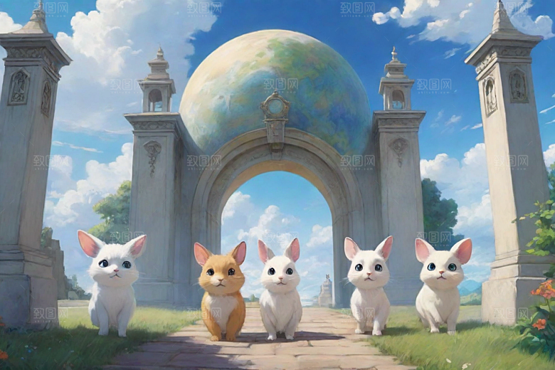 动物校园日记神秘科幻风格的动画世界
