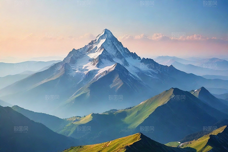 仙境般的云雾山顶风光