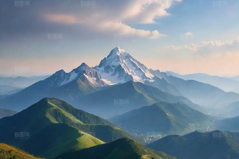仙境般的云雾山顶风光