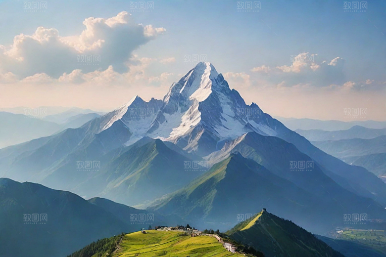 仙境般的云雾山顶风光