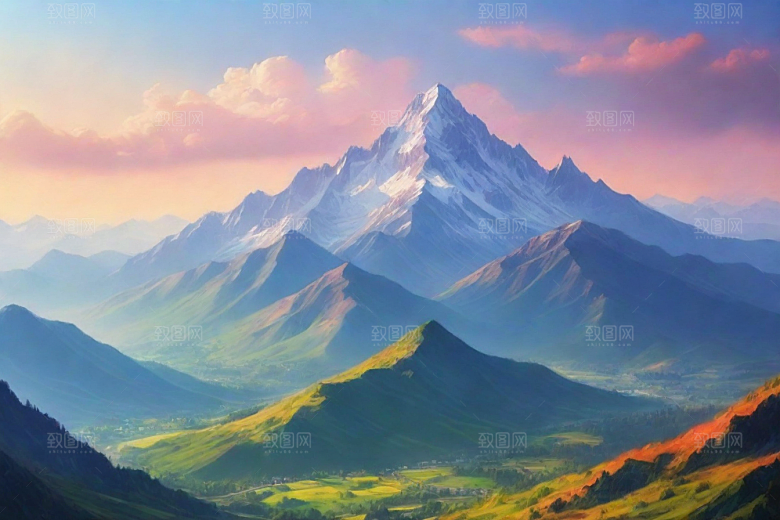 仙境般的云雾山顶风光