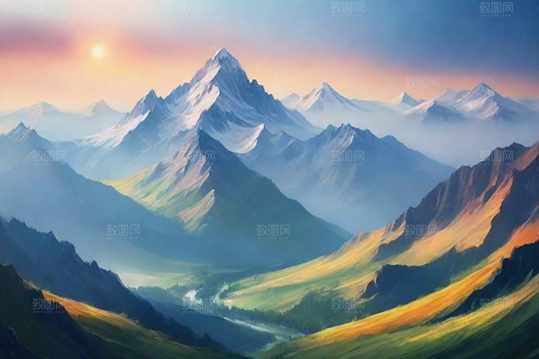 仙境般的云雾山顶风光