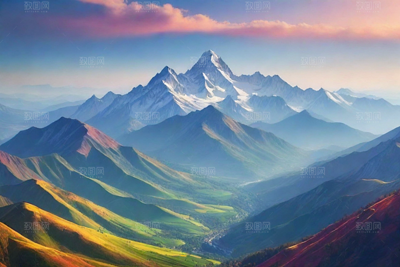 感悟人生山顶的心灵静思