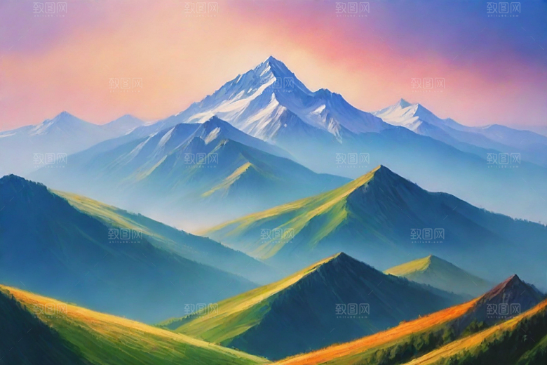 感悟人生山顶的心灵静思