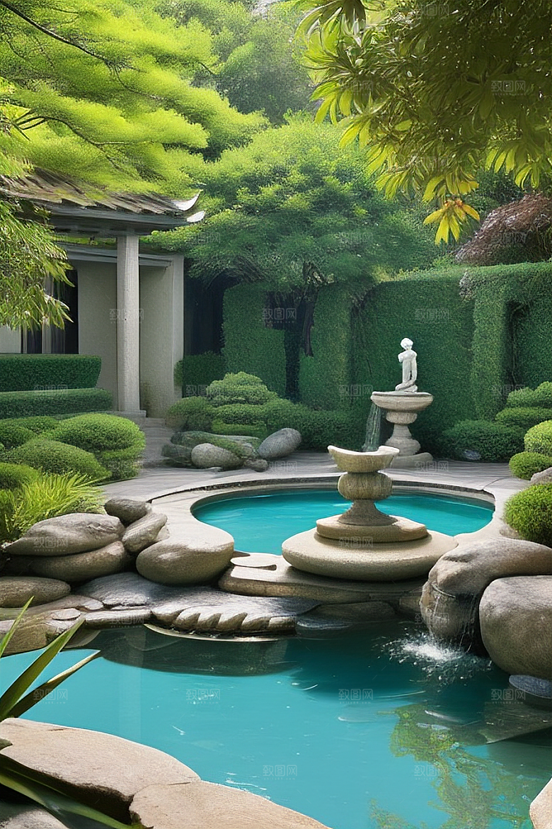 石景禅心禅意花园的和谐之美
