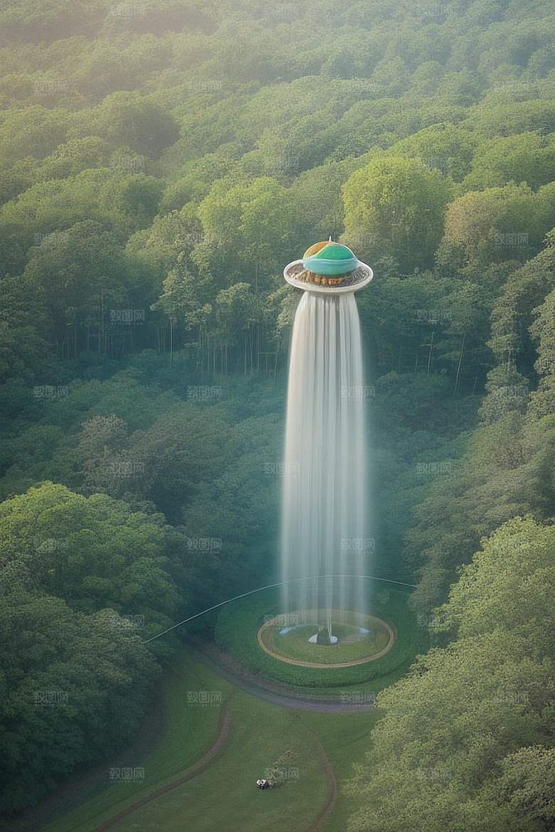 天空奇观热气球俯瞰大地之美