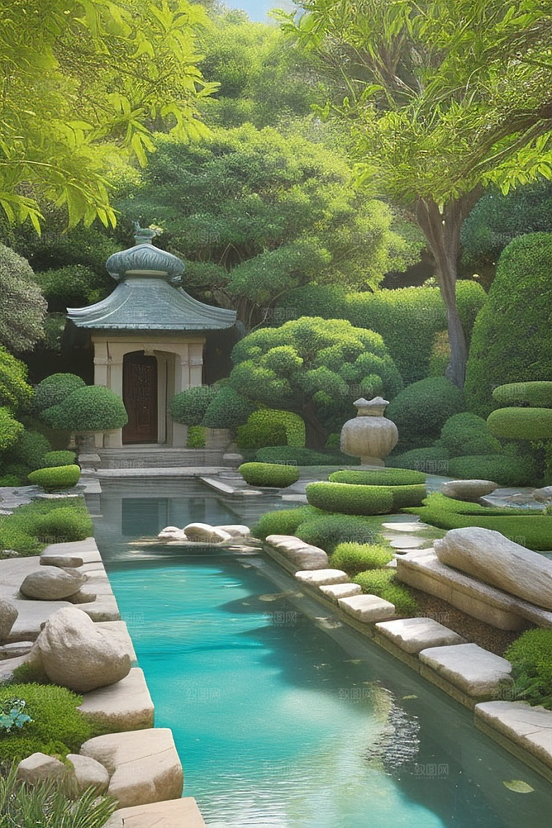 静谧之境吴氏艺术品展现的宁静花园