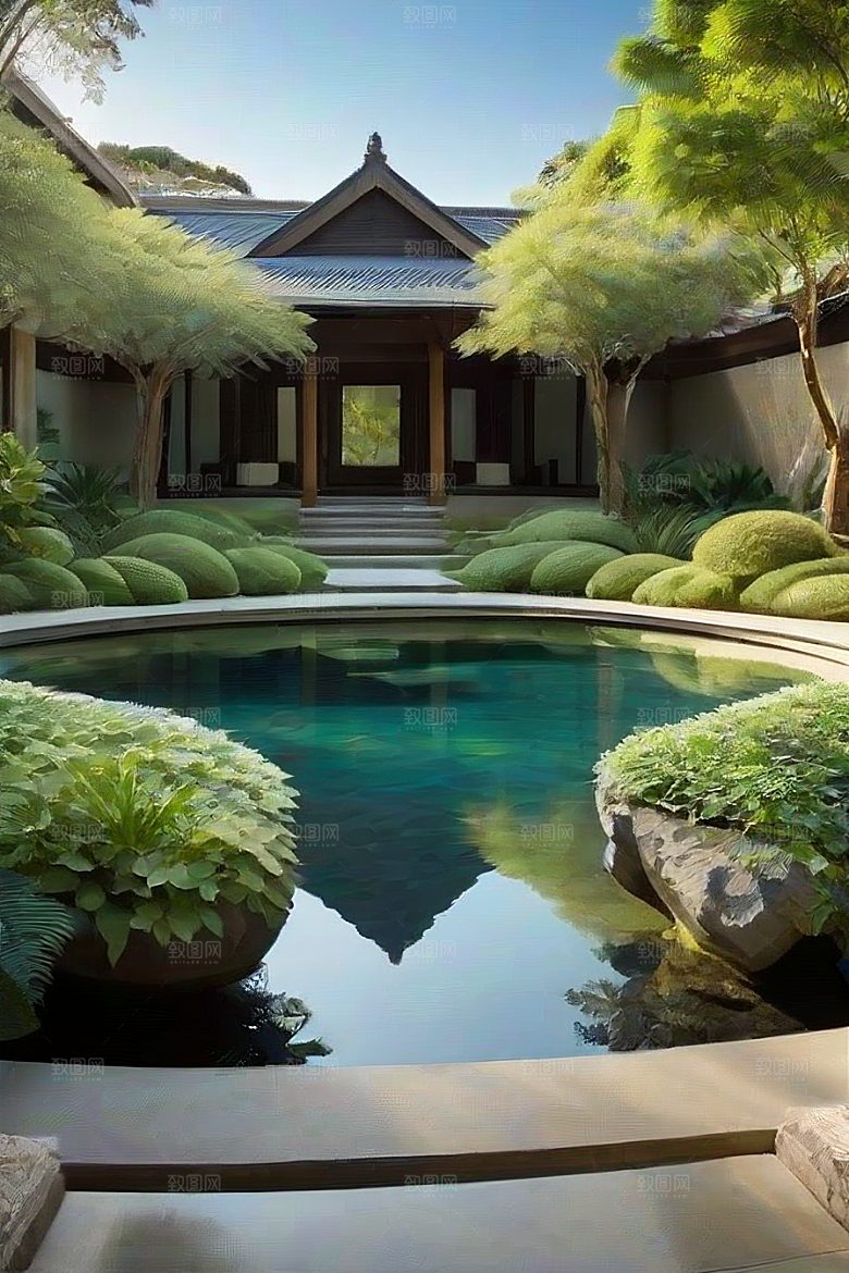 静谧之境吴氏艺术品展现的宁静花园